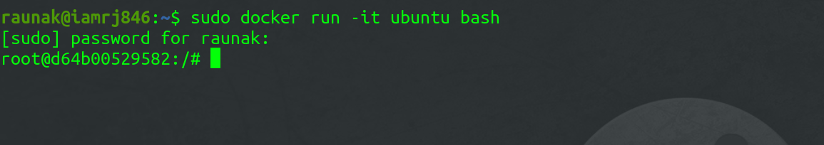 Using bash