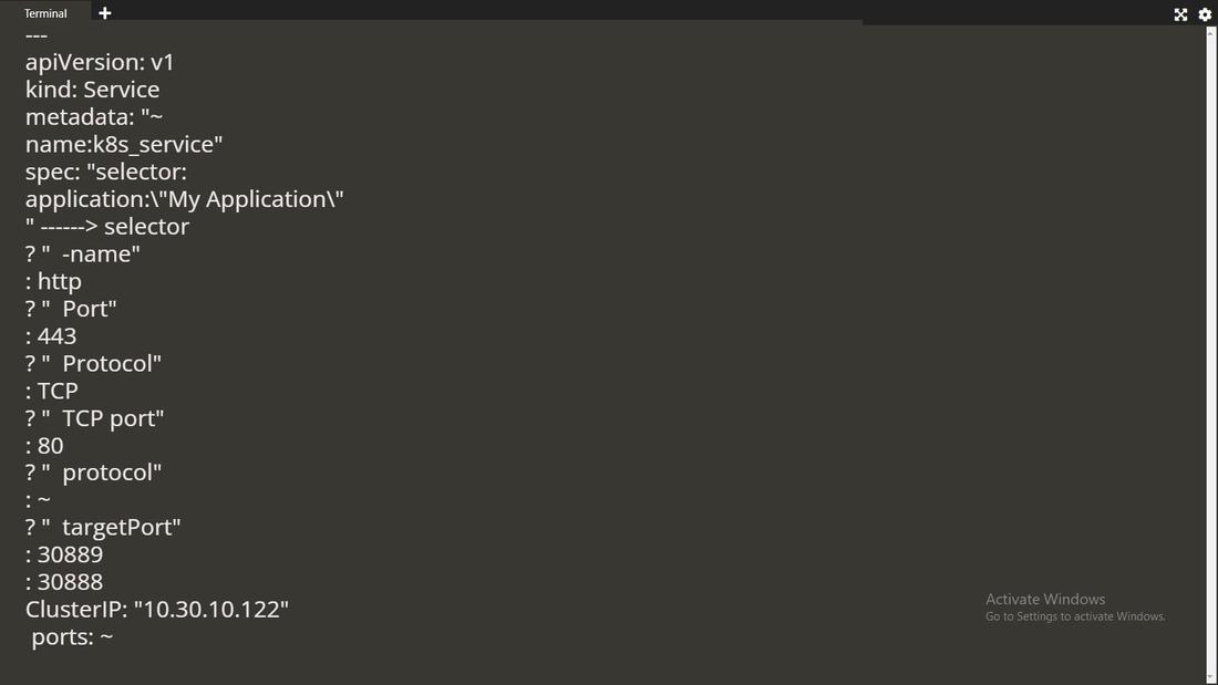 Multi-Port Service Creation